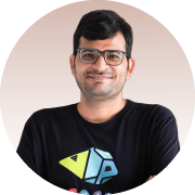 Headshot of Sandip Thakrar, Technical and Operations head. At Virtual Pebbles